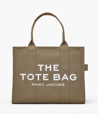 Marc Jacobs - große Canvas-Tasche mit Logo in Schiefergrün neu mit Etikett M0016156-372 UVP 250 £