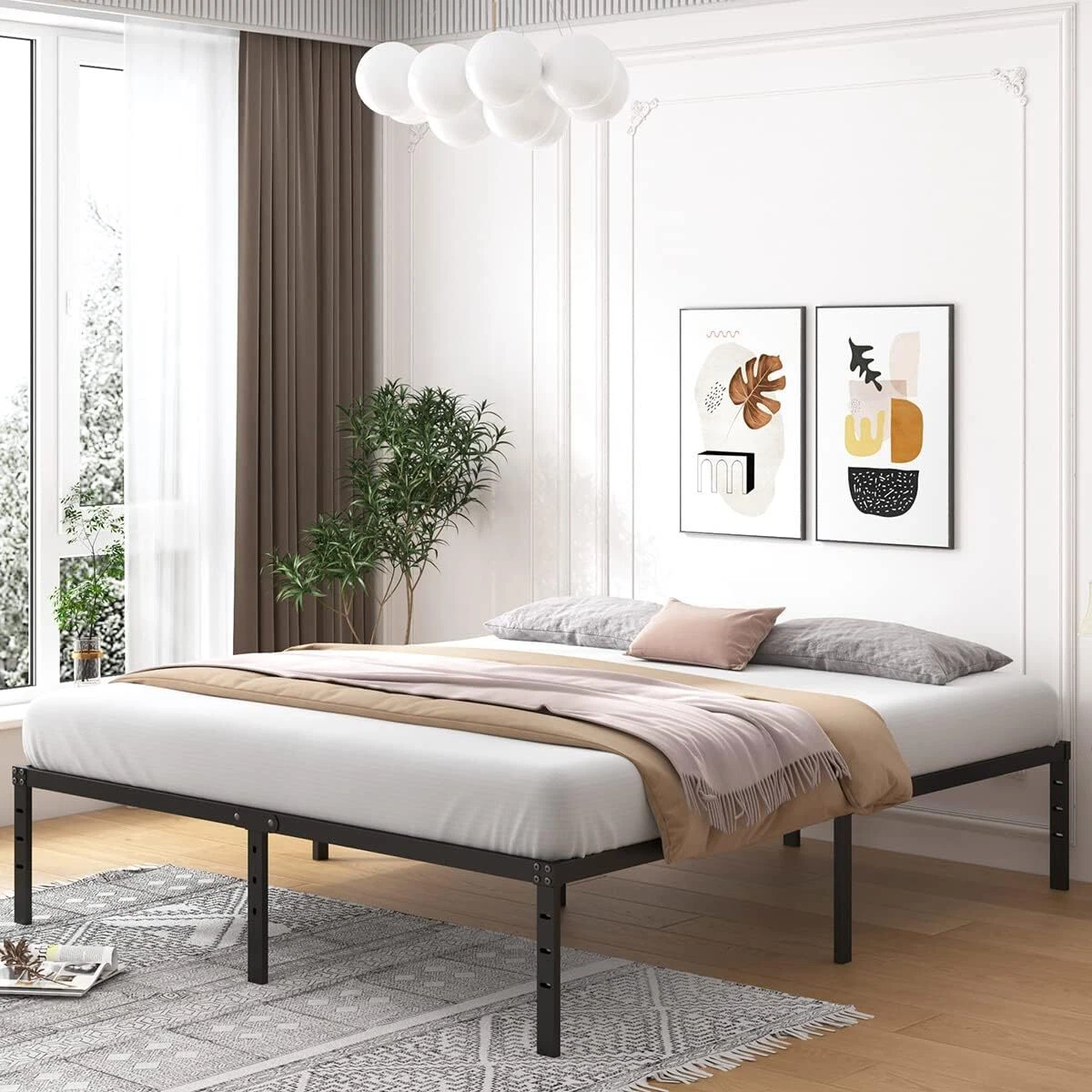 Queen bed 2024 frame 18 inch