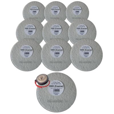 10x Filterpads 1000 Gang 2x Pack für das Better Brew MK4 Weinfilter Homebrew