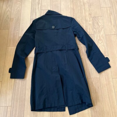 BURBERRY LONDON B1A15-336-28 Trench Coat Women Size 36 navy BURBERRY LONDON B1A15-336-28 Trench Coat Women Size 36 navy