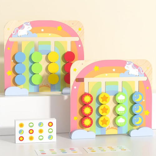 Pädagogisches Montessori Spielzeug Alter 4-5-6 Kinder Holzpuzzle Spiele - Bild 6 von 6