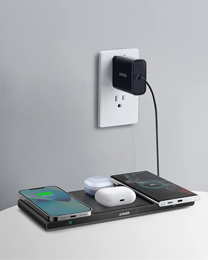 Anker 552 Wireless Charger (5in1 Station) Wireless Output/USB Quick