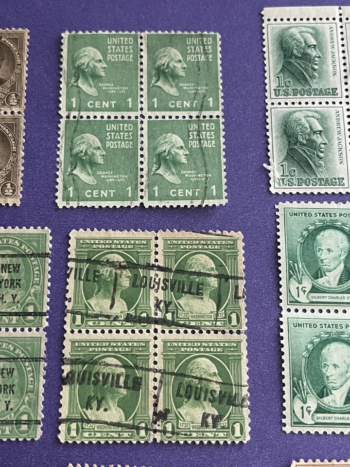 1926-1963 U.S. Commem.Block of 4 Stamps, 6 Used, 2 MNH, MLH-1 Block,VF - Image 3 of 4