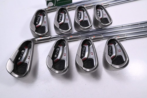 Ping G20 Irons / 4-PW+SW / Orange Dot / Senior Flex Ping CFS Shafts - Picture 2 of 7