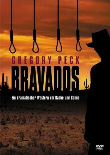 BRAVADOS Gregory Peck, Joan Collins, Lee van Cleef DVD 1958 + Filmpostkarte NEU