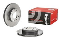 2X Bremsscheibe Prime Line - UV Coated Brembo 09.7056.11 FüR Mitsubishi Colt 400