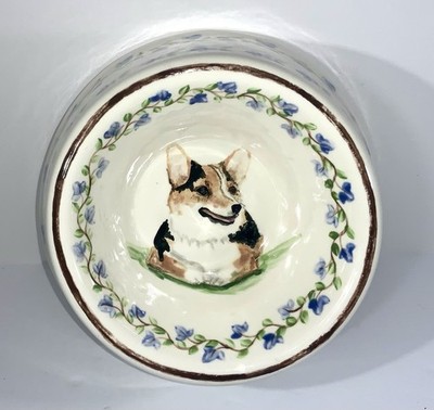 Pembroke Welsh Corgi Ceramic Bowl/Dish Original By Ouisha