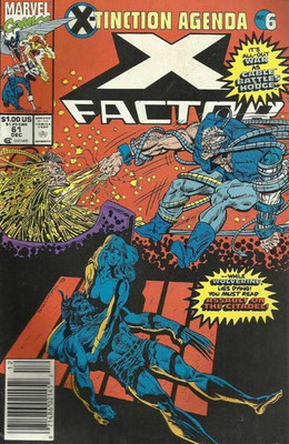 X-Factor (1986) #  61 Newsstand (6.0-FN) X-tinction Agenda Pt. 6 1990
