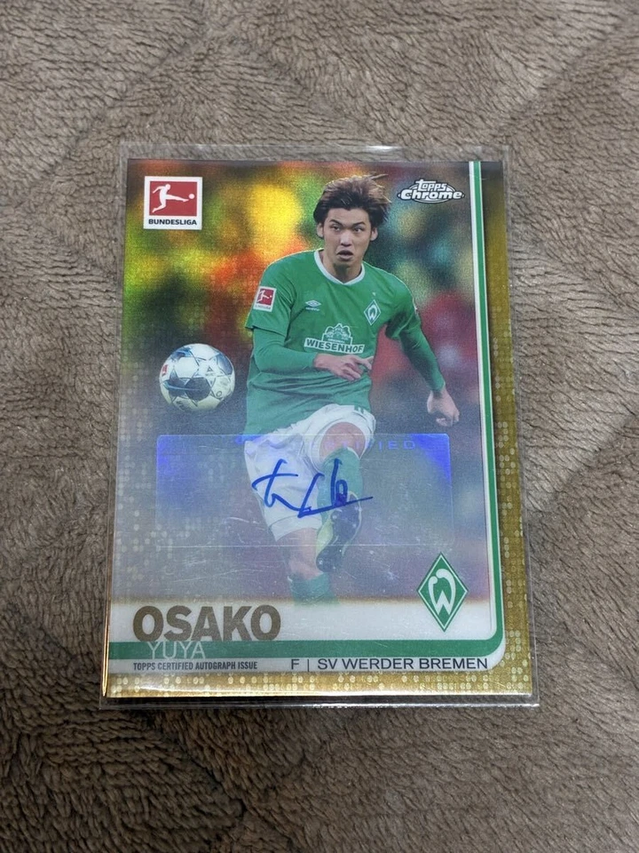 Topps UEFA Osako Autograph 10/50 48588 - Image 2 of 2