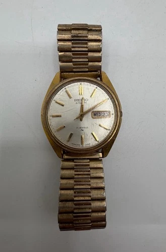 Vintage Seiko Automatic Men’s Watch – 17 Jewels, Day/Date…