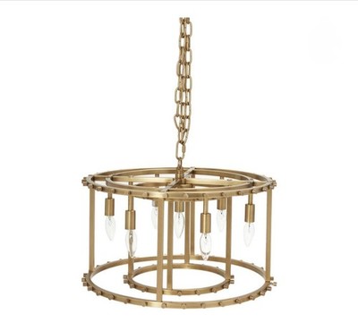 A Restoration Hardware ''San Marco'' chandelier
