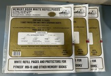Pioneer Memory Book Refill Pages 12  X 12  Page Size, Lot Of 3 Packages