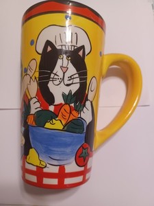 Catzilla Candace Reiter Large Cerami Coffee Mug
