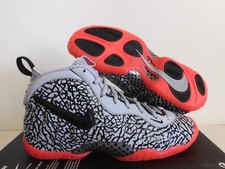 Nike Little Posite Pro Foamposite GS Elephant Print Grey-Pink Sz 7Y 644792-002 
