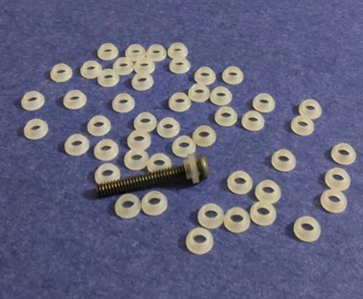 #ad #ad INSULATOR BUSHING FOR TO 220 DEVICES 3MM SHOULDER WASHER 50 BAG $8.99