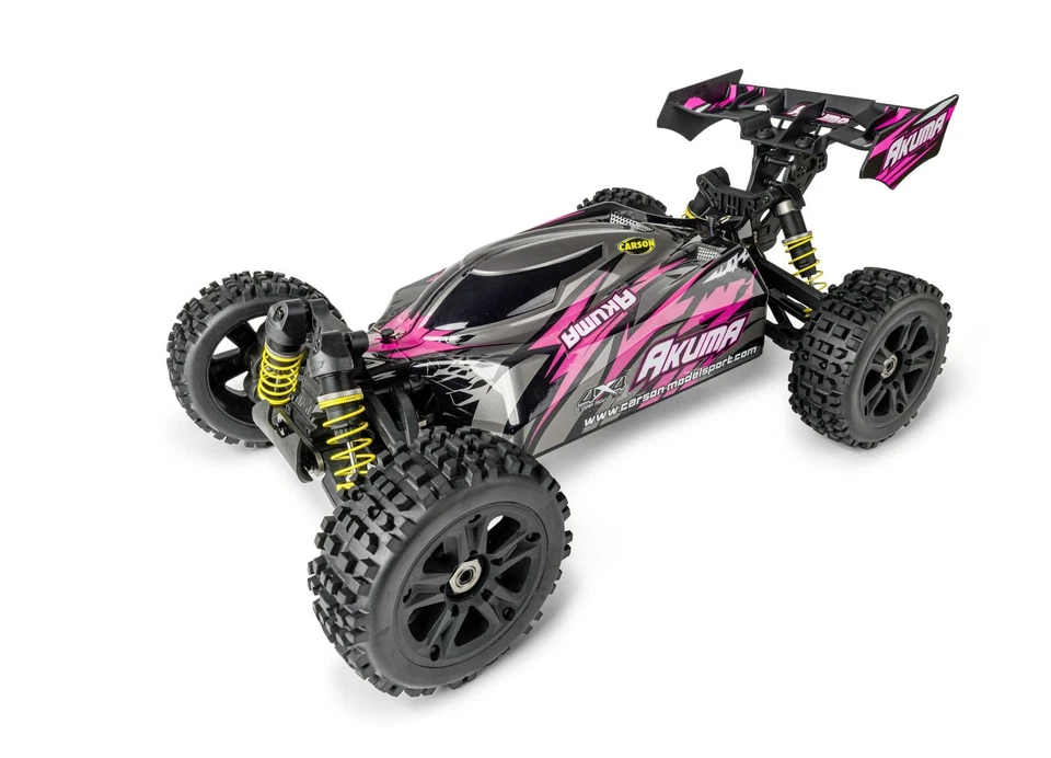 Carson Akuma Buggy 1/8 RTR Pink 4WD Brushless 80 kmh RC Modell Offroad - Bild 3 von 4