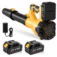 Cordless Leaf Blower 750CFM 200MPH – Electric Rechargeable Handheld Blower wi...