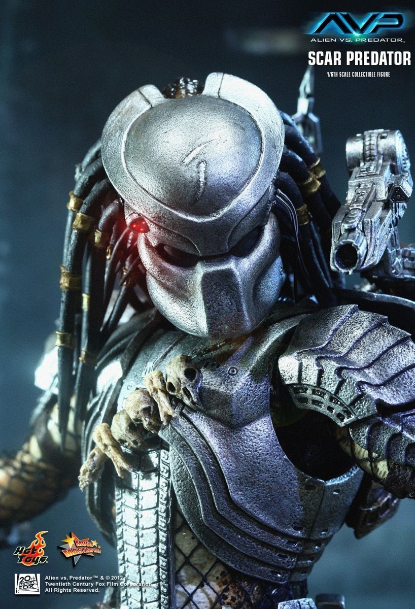 Hot Toys 1/6 MMS190 AVP SCAR PREDATOR 2.0 ALIEN VS. PREDATOR