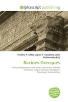Frederic P. Miller (U. A.) | Racines Grecques | Taschenbuch | FranzöSisch (2026)