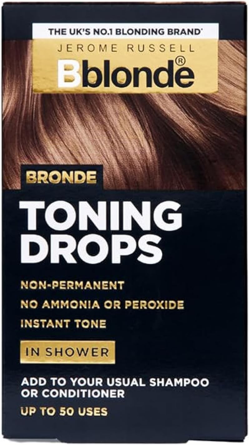 Jerome Russell Bblonde Bronde Toning Drops - Non-Permanent Hair Toner, Refresh