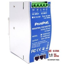 Gigabit Industrial PoE  Injector 95W IEEE 802.3BT/at/af Compliant, Input