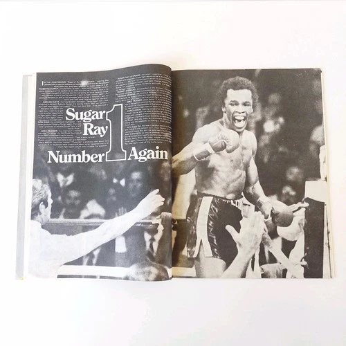 KO Magazine April 1981 Sugar Ray Leonard Cover | LARRY HOLMES POSTER - Picture 7 of 11