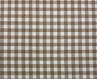 BALLARD DESIGNS SUNBRELLA GALE FAWN GINGHAM CHECK OUTDOOR FABRIC BY YARD 54"W