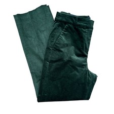 NWT J.Crew Kallie Pant Emerald Green Velvet Straight Leg Trousers Womens 6