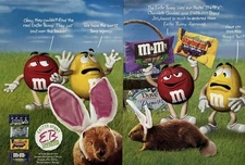 M&M's Mars Easter Starburst Dove Snickers 4-Pages Magazine Print Ad Advert