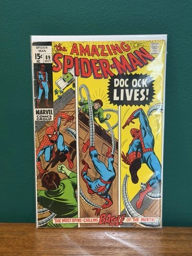 Amazing Spider-Man #89 Marvel Comics 1970 VG/FN John Romita Sr Inks