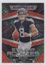 2023 Panini Rookies & Stars Stellar Red Plaid Prizm Will Levis #SR-10 19ed