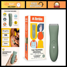 Waterproof Rechargeable Body Hair Trimmer for Men - Electric Shaver for Pubic, C