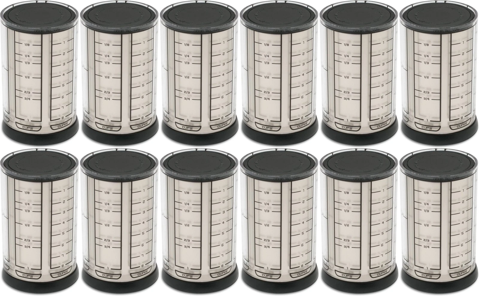 KitchenArt Pro 1 Cup Adjust-A-Cup - Satin (12-Pack)