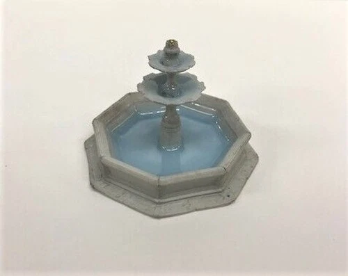 9129DM HO Handcrafted Public Fountain Scale 1:87 Diameter 68 mm