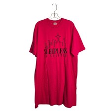 Vintage 90s Sleepless in Seattle T-Shirt Single Stitch Jerzees USA Oversized OS
