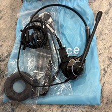 NEW TruVoice HD-550 Binaural Noise Cancelling Headset Double Ear T00142