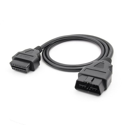 Dezanyc OBD-II OBD2 16 Pin Cable Car Male to Female Extension 5 feet 