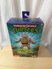 NECA TMNT Teenage Mutant Ninja Turtles The Mighty Metalhead Action Figure USED