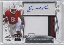 2023 Leaf Trinity White Silver 36/99 Elijah Higgins #PA-EH2 Patch Auto 4z8