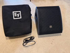 Electro-Voice PXM-12MP 12" Powered Active Black Coaxial Monitor Speaker w Cover