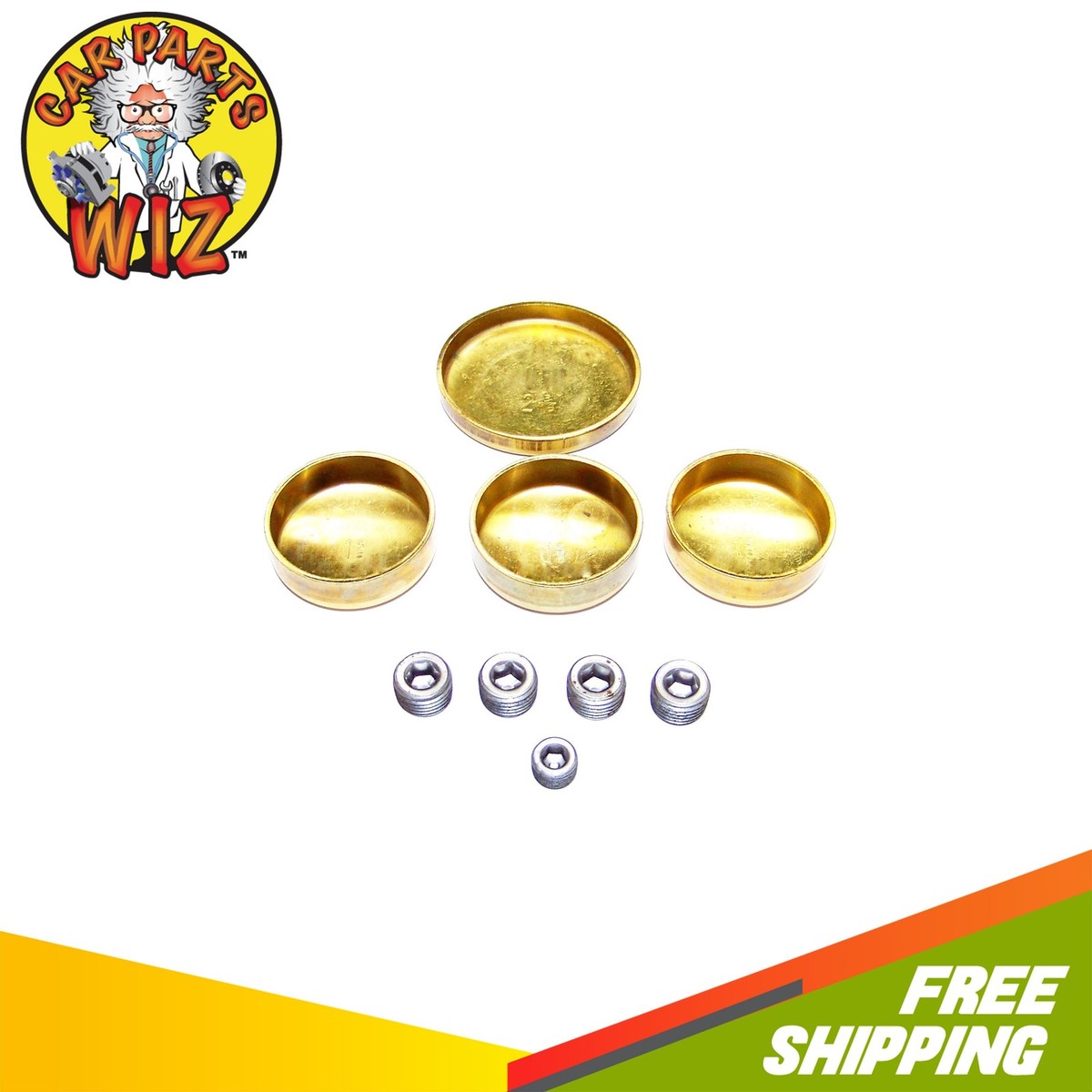 Engine Freeze Plug Set Fits 92-96 Ford Mercury Escort Tracer 1.9L