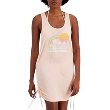 Miken Tropical Swim Cover Up Dress Beach Poolside Dress