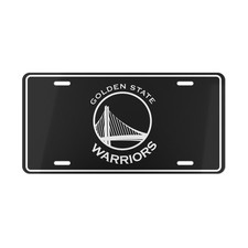 Golden State Warriors License Plate Auto Car Tag Metal Aluminum Vanity Plate 