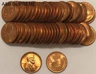 Roll  (50) 1946 D Lincoln Wheat Cent Penny  “Stunning Red Gems” Bu Uncirculated