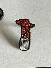 Chris Brown “Residuals” Microphone, Unique Soft Enamel Shirt Pin - Breezy Bowl