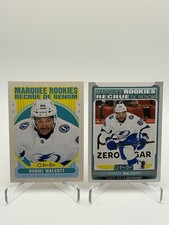 Daniel Walcott Marquee Rookies 2 Card Lot OPC Lightning Rookie NM. rookie card picture