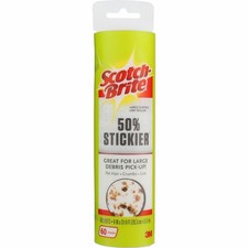 Scotch-Brite 50 Stickier Large Surface Lint Roller Refill, 60 Ct