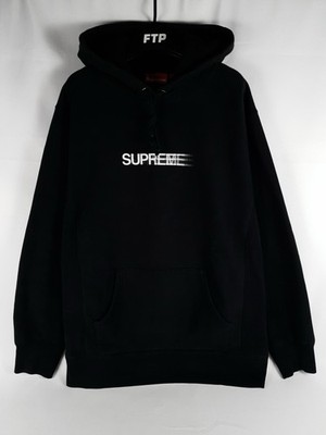 Supreme Motion Logo Hoodie SS16 Black Size XL Pre-Owned Free Shipping - Rare