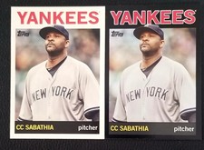 2025 Topps Archives #15 CC Sabathia Black Foil, Base New York Yankees 