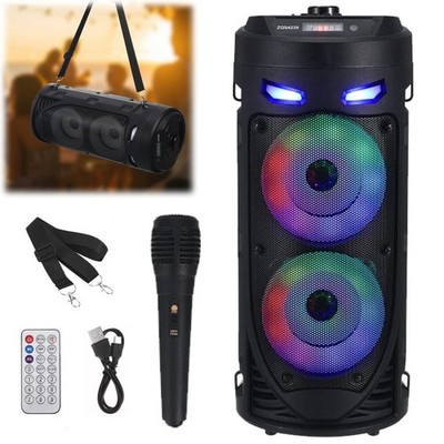 Karaoke Maschine Karaoke Anlage mit Mikrofone,Bluetooth Lautsprecher für Party